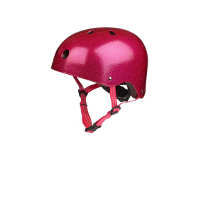 Kask Micro Pink Glitter S (48-52 cm)