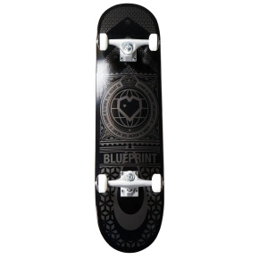 Blueprint Home Heart Skateboard Set (7.75"|czarny/szary)