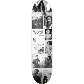 Verb 93 Til Collage Skate Board (8.25"|B & W)