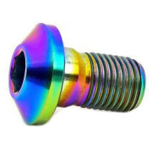 TLC Profile/Madera Titanium BMX Sprocket Bolt (Rainbow)