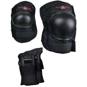 3-pak Triple Eight Protection (XS|czarny)