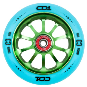 Kółko CORE CD1 110mm Niebieski/Limonkowy