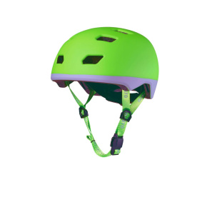 Kask Micro Neon LED zielony S (51-54 cm)