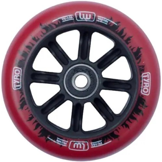 Kółko Longway Tyro Nylon Core 100 mm Red/Black Flame