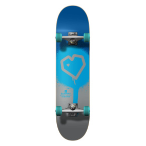 Zestaw do deskorolki Blueprint Spray Heart V2 (7.5"|niebieski/srebrny/turkusowy)