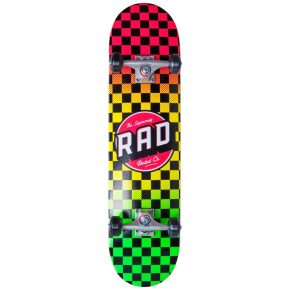 Zestaw do progresywnej deskorolki RAD Checkers (8"|Rasta)