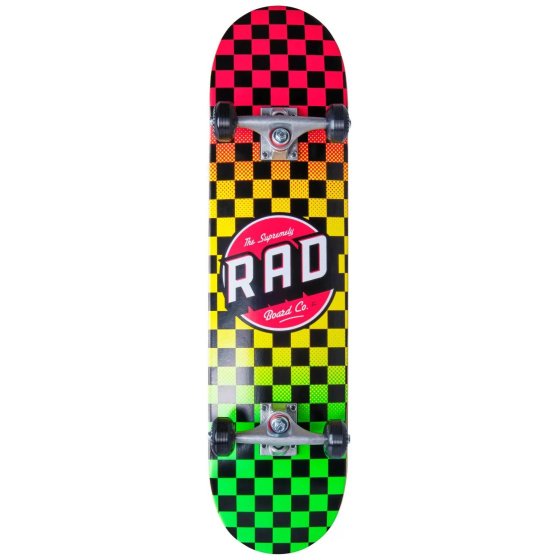 Zestaw do progresywnej deskorolki RAD Checkers (8"|Rasta)