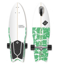 Longboard Street Surfing SHARK ATTACK 30 ”Zielony