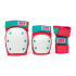 Rio Roller Triple Pad Set - czerwony / miętowy - duży