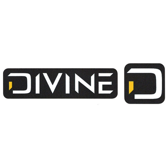 Duże czarne naklejki Divine
