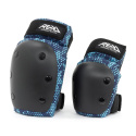 REKD Youth Heavy Duty Double Pad Set - czarny/niebieski - mały