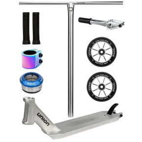 Hulajnoga freestyle Custom Divine X Union HoneyComb 490 mm srebrna