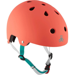 Kask Triple Eight Dual Certified Skate (L-XL|guma mandarynkowa)