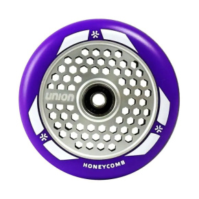 Kółko do hulajnogi Union Honeycomb Pro 110 mm fioletowe/srebrne