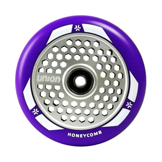 Kółko Union Honeycomb Pro 110 mm fioletowe/srebrne