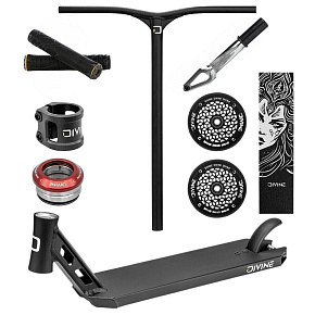 Hulajnoga freestyle Custom Divine Park ALU czarna