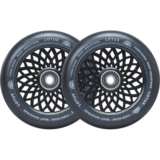 Kółka Root Lotus 110x24 mm Black/Black 2 szt.