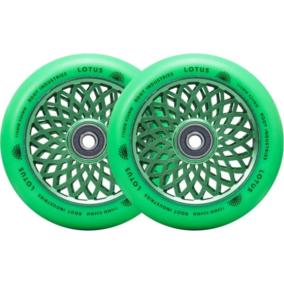 Kółka Root Lotus 110x24 mm Radiant Green