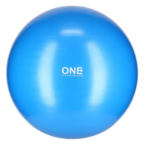 Piłka gimnastyczna ONE Fitness Gym Ball 10 niebieska, 75 cm