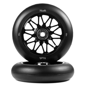 North Club G4 Kolečka Na Freestyle Koloběžku 2-balení (115mm|Matte Black)