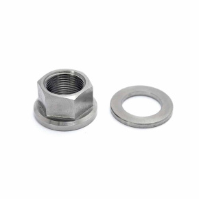 TLC Titanium BMX Eye Bolt z podkładką dystansową (14 mm|naturalny)