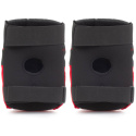 REKD Ramp Knee Pads Czarny/Czerwony X Small