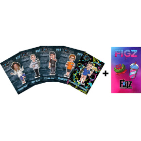 Naklejki Figz Collectors Scooter Sticker 6-Pack Pack 2