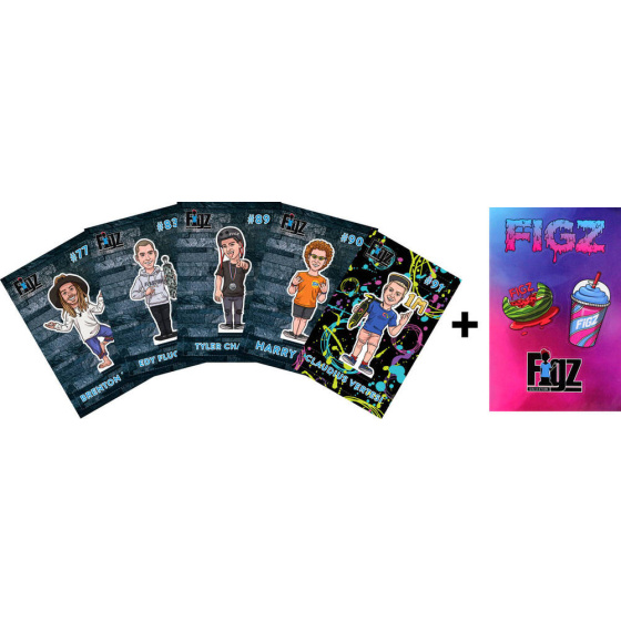 Naklejki Figz Collectors Scooter Sticker 6-Pack Pack 2