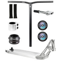 Hulajnoga freestyle Custom Divine X Union X Ethic Pandemonium 460 mm srebrna