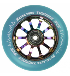 Metalowe koło Core Thunder Rainbow 110 mm niebieskie