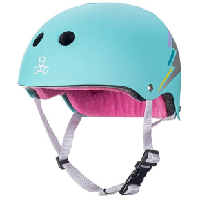 Kask Triple Eight Certified Sweatsaver L-XL Teal z hologramem