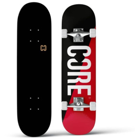 CORE Complete Skateboard Split Red/Black 7.75