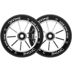 Opakowanie 1+1 Kółka Divine 120 mm srebrne 2 szt.