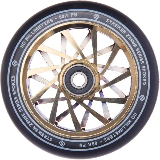Kółko Striker Zenue Series Black 110 mm Gold Chrome
