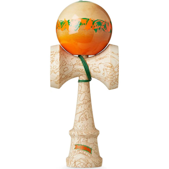 Kendama KROM Unity Equilibrium Pomarańczowy