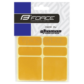FORCE zestaw odblaskowy 6 szt., żółty FORCE zestaw odblaskowy 6 szt., żółty