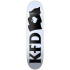 KFD Logo Flagship Skate Board (8.5"|Biały)