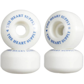 Kółka do rolek Heart Supply Clean Heart 4-Pack (53 mm|białe/niebieskie)