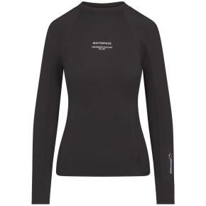 Whitespace Damska Graphene Crew Neck Baselayer (L|Black Onyx)