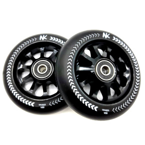 Nokaic Spin Wheels 100mm Black 2szt