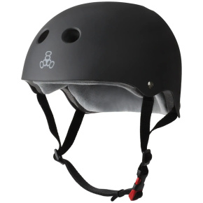 Kask Triple Eight Certified Sweatsaver L-XL Black Rubber