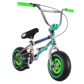 Mini rower BMX Wildcat 3A (zieleń królewska|z hamulcami)
