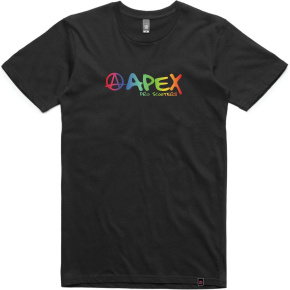 Koszulka Apex Rainbow (S|czarny)