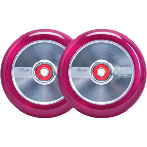 Grit H2O Scooter Wheels 2-Set (110mm|Trans Pink/Polished)