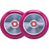 Grit H2O Scooter Wheels 2-Set (110mm|Trans Pink/Polished)