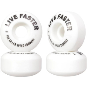 Killer Team Classics Live Faster 99A Kółka do skateboardu 4-So (51mm|Białe) Killer Team Classics Live Faster 99A Kółka do skateboardu 4-So (51mm|Białe)