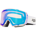 Whitespace MD Ikona Gogle narciarskie (Białe/Ogniste soczewki)