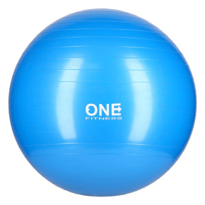 Piłka gimnastyczna ONE Fitness Gym Ball 10 niebieska, 55 cm