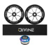 Zestaw 2 szt. kółek Divine 120 mm Spoked neochrome + Divine griptape + Divine headset