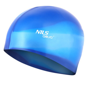 Czepek silikonowy NILS Aqua wielokolorowy MF11